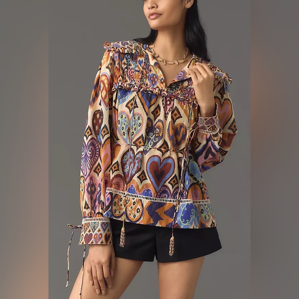 FARM Rio Multicolor Patterned Blouse